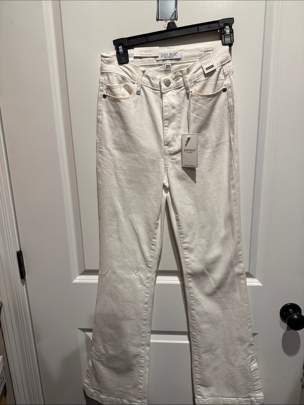 Judy Blue Cream Flare Jeans